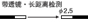 帶透鏡 長(zhǎng)距離檢測(cè)