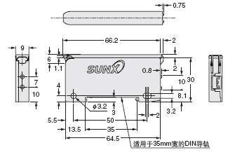 另售的保護(hù)罩(FC-FX-1)安裝圖