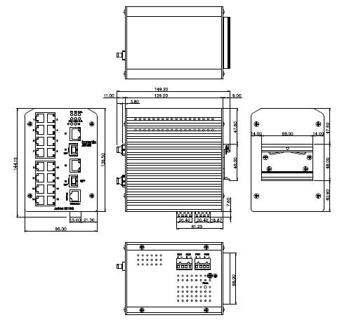 Korenix������˼(������Ӽ��F(tu��n)) JetNet 5018G/5018G-w 16+2Gǧ�׾W(w��ng)���͹��I(y��)��̫�W(w��ng)���Q�C(j��)